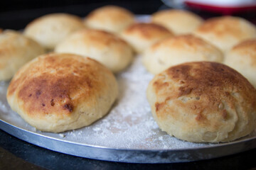 Pão de batata vegano