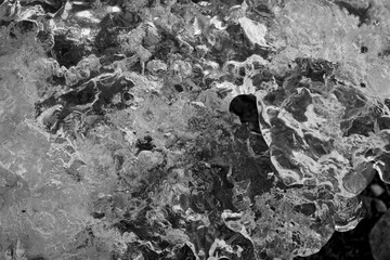 Close-up of Melting Iceberg, South Georgia Island, Antarctica