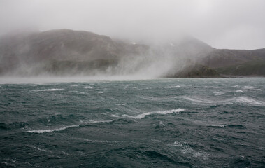 Storm, South Georgia Island, Antarctica