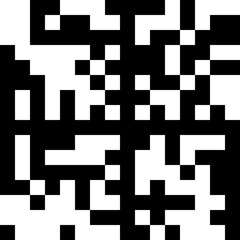 Seamless pattern abstract digital code scanner barcode template