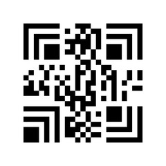 Abstract digital code scanner barcode template for social media