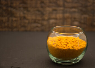 Fresh turmeric powder - Curcuma longa.