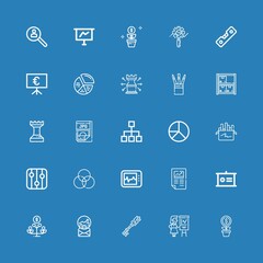 Editable 25 chart icons for web and mobile
