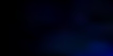 Dark blue vector blurred background.