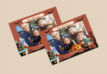 Halloween Photobooth Card Layout