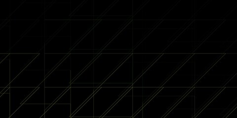 Dark Green, Yellow vector layout with lines. Gradient illustration with straight lines in abstract style. Pattern for ads, commercials.