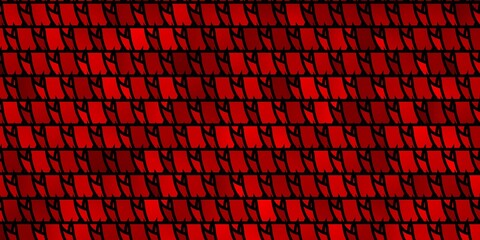 Fototapeta premium Dark Red vector background with polygonal style.