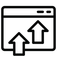 SEO icon line style Marketing icon business icon optimization icon network icon target icon analytics icon strategy icon commerce icon promotion icon Simple vector illustration