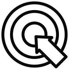 SEO icon line style Marketing icon business icon optimization icon network icon target icon analytics icon strategy icon commerce icon promotion icon Simple vector illustration