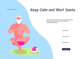 Christmas and New Year Landing webpage