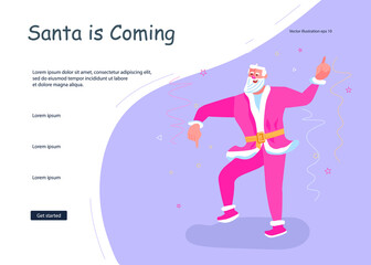 Christmas and New Year Landing webpage