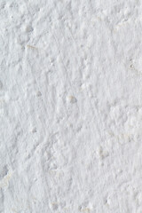 Closeup Macro Shot of White Abstract Texture Consisted of Decorative Stucco.