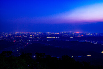 八面山から中津の夜景