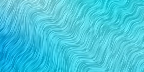 Obraz premium Light BLUE vector backdrop with bent lines. Colorful geometric sample with gradient curves. Template for cellphones.