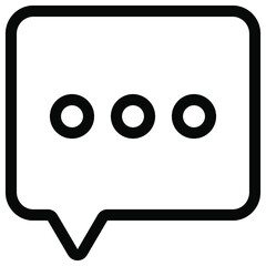 Message icon. mail icon. email icon. chat icon. chatting icon. line style icon. vector illustration. vector icon