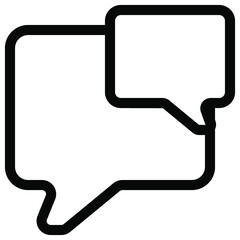 Message icon. mail icon. email icon. chat icon. chatting icon. line style icon. vector illustration. vector icon