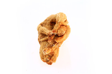 Ginseng on a white background