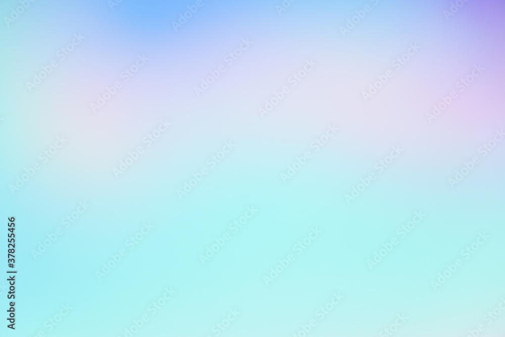 Wall mural blue gradient defocused abstract photo smooth lines pantone color background