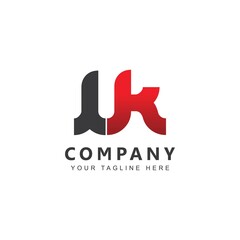 Initial LK Logo Design Vector