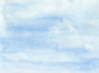 Obraz premium Abstract Space hand painted watercolor background. Colorful template. There is blank place for your text, textures design art work or skin product.