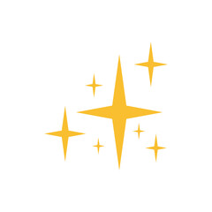 Obraz premium Vector Isolated Gold Sparkle Illustration