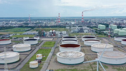 火力発電所・コンビナート・風力発電