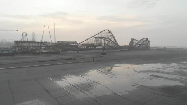 Morning Glance At The Coaster