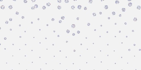 Light blue, yellow vector natural layout with flowers.