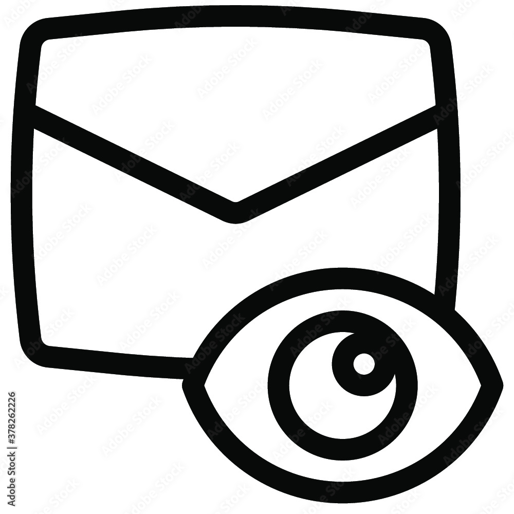 Poster message icon. mail icon. email icon. chat icon. chatting icon. line style icon. vector illustration.