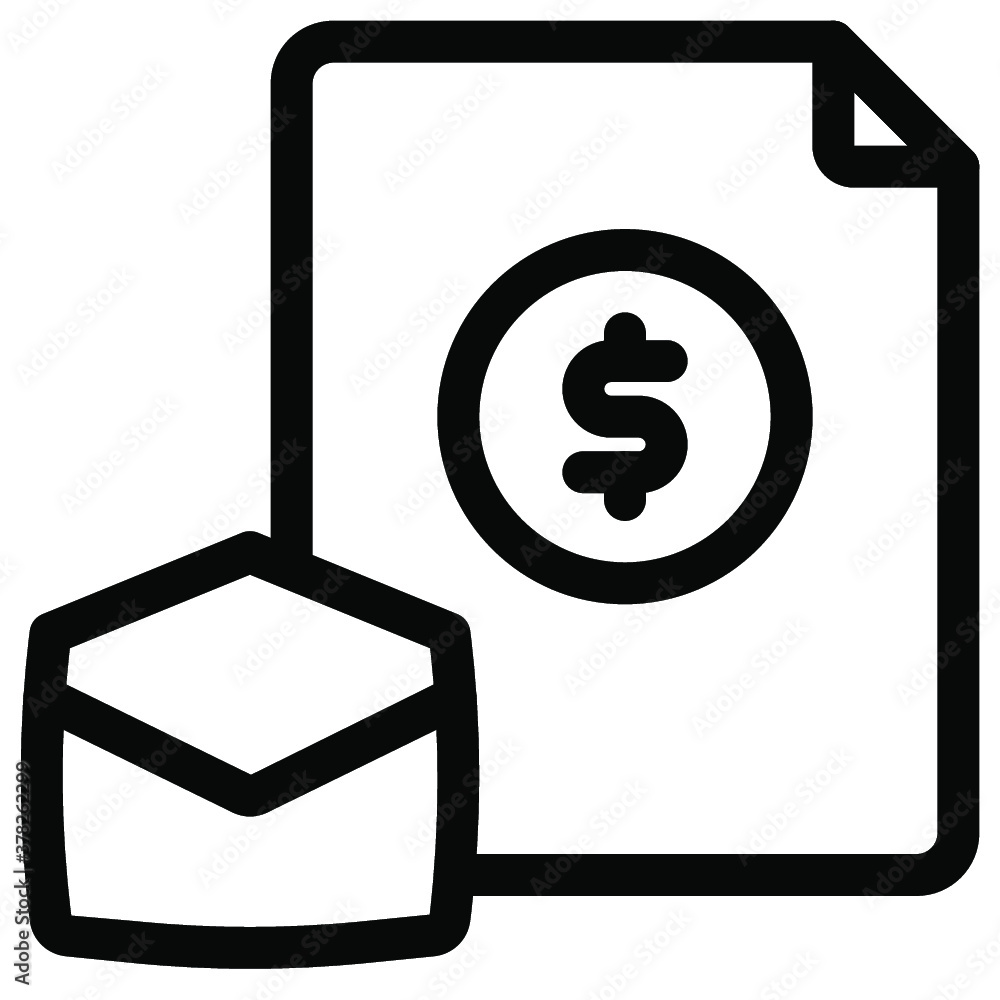 Poster message icon. mail icon. email icon. chat icon. chatting icon. line style icon. vector illustration.
