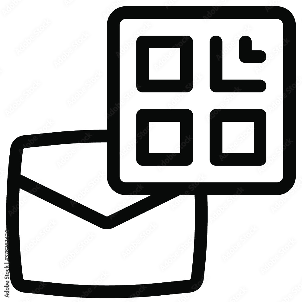 Poster message icon. mail icon. email icon. chat icon. chatting icon. line style icon. vector illustration.
