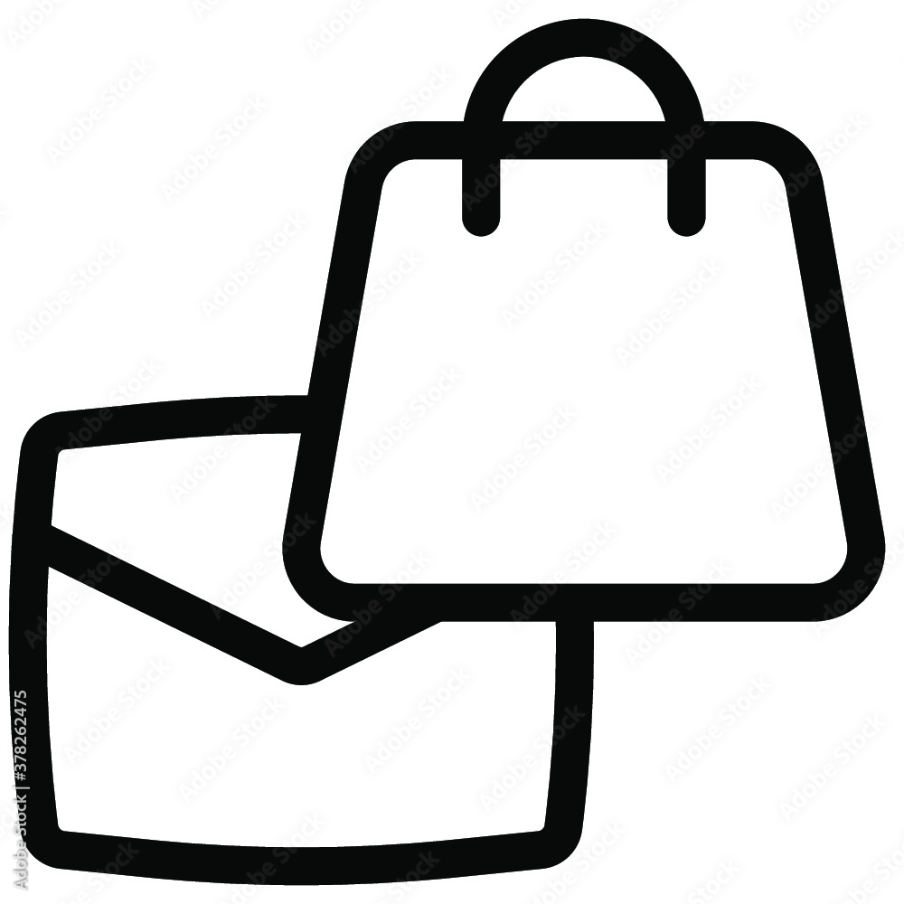 Poster message icon. mail icon. email icon. chat icon. chatting icon. line style icon. vector illustration.