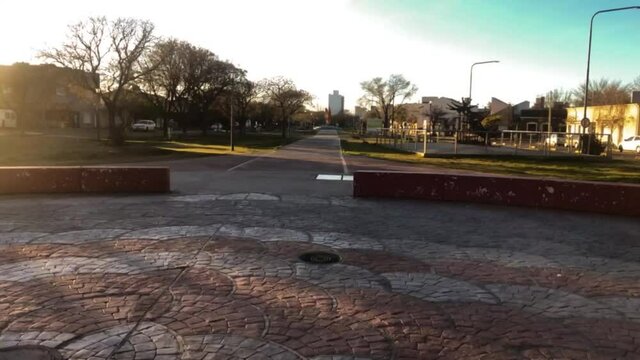 Paseo de Las Esculturas parque de Mayo Bahia Blanca.