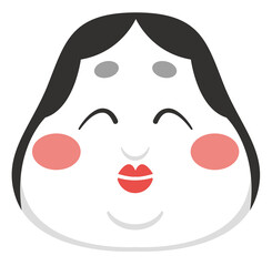 おたふく　年賀状・正月イメージ