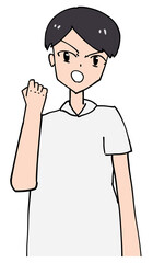 応援する看護師