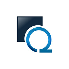 stylish great Q logo initial Q graphic concept in modern style template