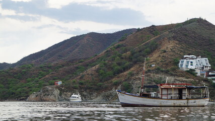 Vista del mar, costa caribe  