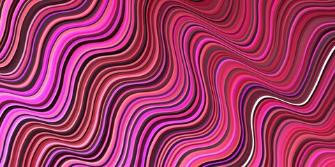 Light Pink, Yellow vector layout with wry lines.