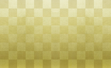 Gold check pattern. gold. background.
金　チェック柄　市松模様　金色の市松模様　背景