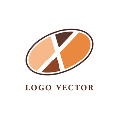 pharmacy logo composition of the letter Xis simple, easy to understand, simple and authoritative