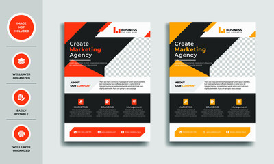 Digital Business Marketing Social Media Banner Post Template, Business agency square flyer poster,corporate Web Banner Stories Ads