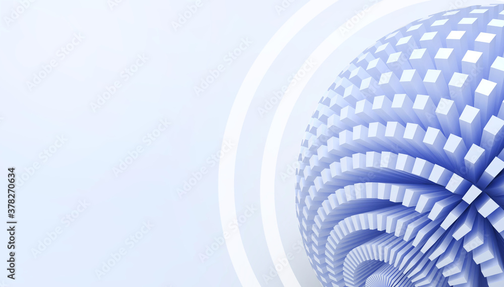 Poster technology creative ideas circle and network global database connection concept with innovations sys