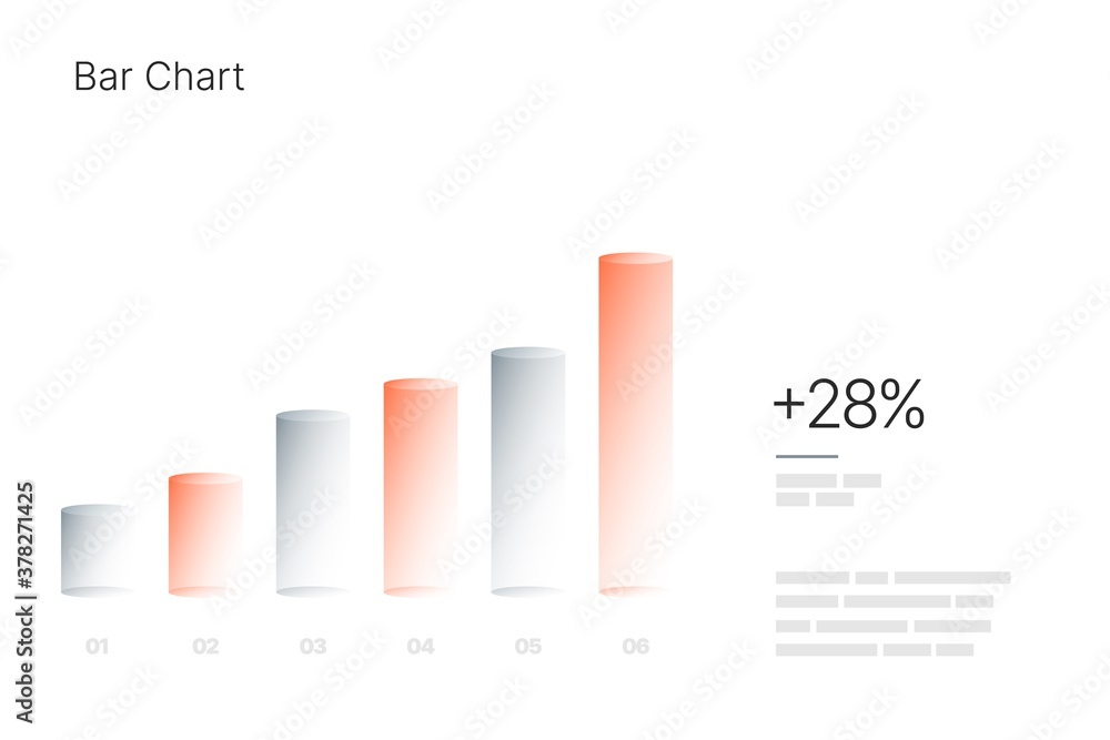 Poster infographic elements for business layout, presentation template and finance report. data visualizati