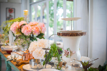 Wedding party Decor Dining table