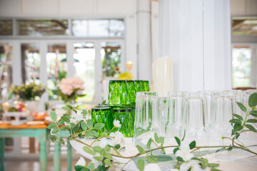 Wedding party Decor Dining table