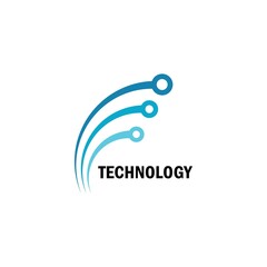 Obraz premium Business technology logo