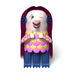 アマビエ　サムズアップ