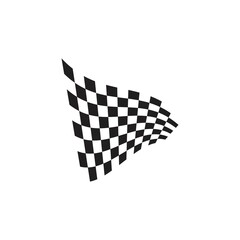Race flag logo