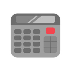 Flat calculator vector illustration design isolated on white background