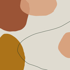 Square template with geometric elements and abstract shape for insta story, social media, banner, brochure, app, flyer, cover, advertising. Set Of Abstract backgrounds with space for text. Vector